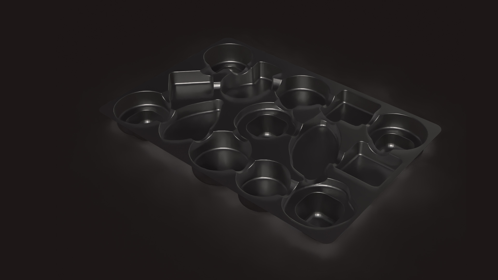 Packaging chocolat luxe blister plastique alimentaire et coffret carton personnalisé